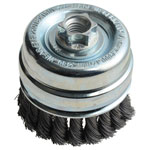 Lessmann 484.217 Knot Cup Brush 80mm M14x2, 0.50 Steel Wire*