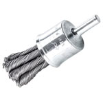Lessmann 456.278 Knot End Brush with Shank 29mm, 0.35 Steel Wire