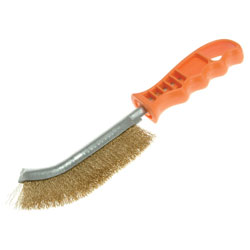 Lessmann 120801 Steel Wire V-Groove Scratch Brush