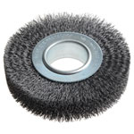 Lessmann 334.163 Wheel Brush D125mm x W29-31 x 40 Bore Set 2 Steel Wire 0.30