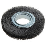 Lessmann 345.162 Wheel Brush D150mm x W23-25 x 50 Bore Set 3 Steel Wire 0.30