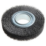 Lessmann 345.163 Wheel Brush D150mm x W30-32 x 50 Bore Set 3 Steel Wire 0.30