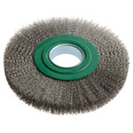 Lessmann 365.362 Wheel Brush D200mm x W24-27 x 50 Bore Stainless Steel Wire 0.30