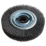 Lessmann 366.163 Wheel Brush D200mm x W40-45 x 80 Bore Set 4 +1 Steel Wire 0.30