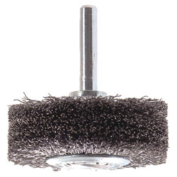 Lessmann 415.164 Wire Wheel Brush with Shank 50 x 20mm, 0.30 Steel Wire