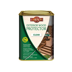 Liberon 104473 Exterior Wood Protector Clear 1 litre