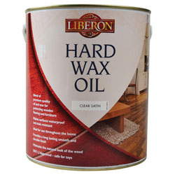 Liberon 104469 Hard Wax Oil Clear Satin 2.5 litre