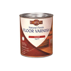 Liberon 003554 Natural Finish Floor Varnish Clear Satin 2.5 litre