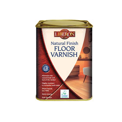 Liberon 101769 Natural Finish Floor Varnish Clear Matt 1 litre