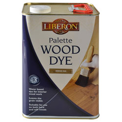 Liberon 014405 Palette Wood Dye Medium Oak 5 litre