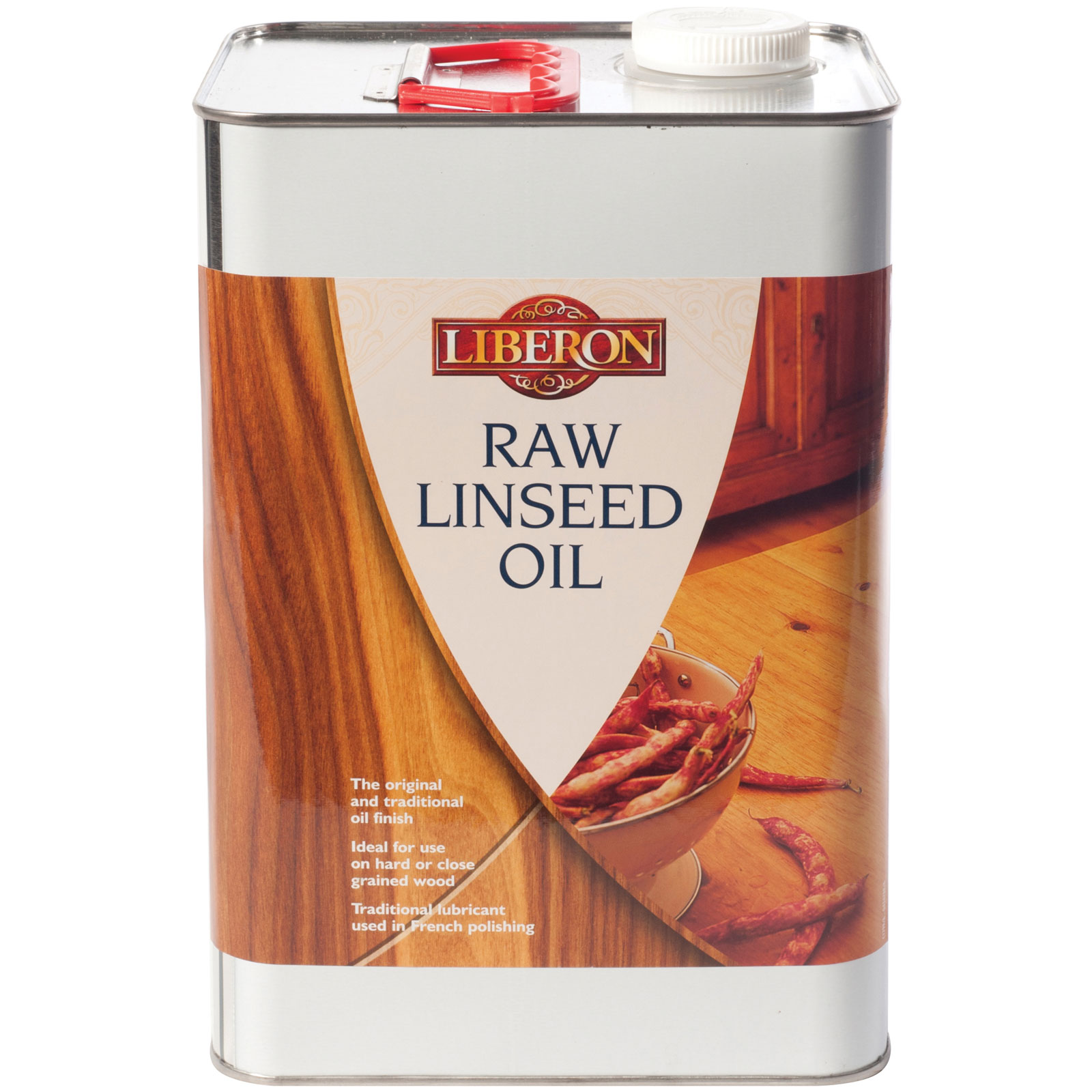 Liberon 014625 Raw Linseed Oil 5 litre Rapid Online