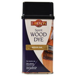 Liberon 014431 Spirit Wood Dye Medium Oak 250ml