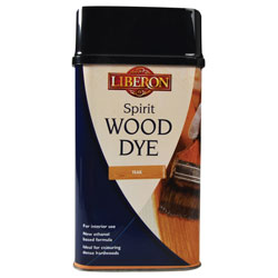 Liberon 014441 Spirit Wood Dye Teak 1 litre