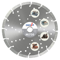 Marcrist 1111.0300.20 Mi750 Diamond Blade Long Life Universal Cut 300 x 20mm