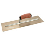 Marshalltown MPB165GSD Pre-Worn PermaShape Finishing Gold S/S Trowel 16 x 5in