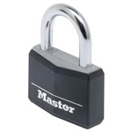 Master Lock 9150EURDBLK Aluminium Black Vinyl Cover 50mm Padlock 4-Pin