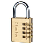 Master Lock 604EURD Brass Finish 40mm 4-Digit Combination Padlock