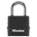 Master Lock M178EURD Excell™ 4-Digit Black Finish Combination 50mm Padlock
