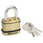 Master Lock M1BEURD Excell™ Brass Finish 45mm Padlock 4-Pin