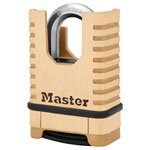 Master Lock M1177EURDCC Excell™ Closed Shackle Brass Combination 58mm Padlock
