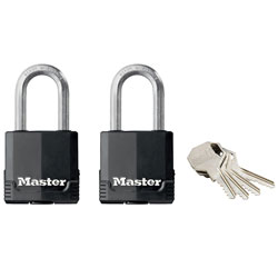 Master Lock M115EURTLF Excell™ Weather Tough 45mm Padlock 4-Pin - KA x 2