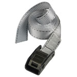 Master Lock 3112EURDAT Lashing Strap with Metal Buckle, Grey 5m 150kg (Single)