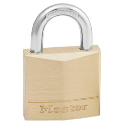 Master Lock 130EURD Solid Brass 30mm Padlock 4-Pin