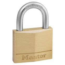 Master Lock 140EURD Solid Brass 40mm Padlock 4-Pin