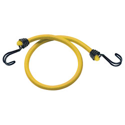 Master Lock 3022EURDAT Twin Wire Bungee Cord 100cm Yellow 2 Piece