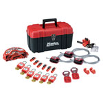 Master Lock S1117VES31KA Valve & Electrical Lockout Toolbox Kit 23-Piece