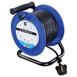 Masterplug LDCC3013/4BL-MP HDuty Cable Reel 240V 13A 4-Socket Thermal CutOut 30m