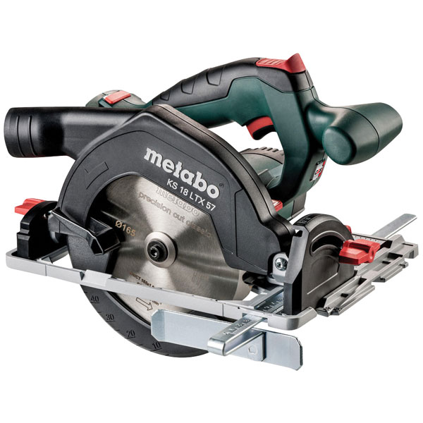 Metabo 601857890 Ks 18 Ltx 57 Circular Saw 165mm 18v Bare Unit