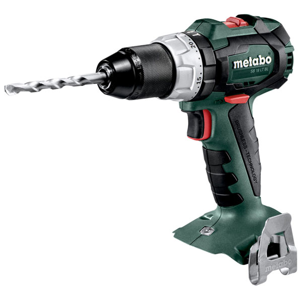 Metabo 602316840 Sb 18 Lt Bl Brushless Combi Drill 18v Bare Unit