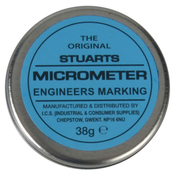 38g Tin Stuarts STU-TIN Micrometer Engineers Blue 