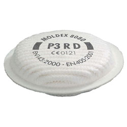 Moldex 808001 P3 Filters - Series 5000 & 8000 (Pack 8)