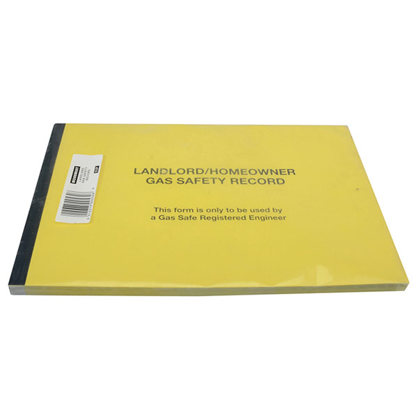 Monument 532P Gas Safe Landlords Gas Safety Record Pad of 50