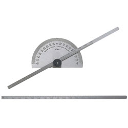 Moore & Wright 44M Protractor Type Depth Gauge Metric 0-150mm