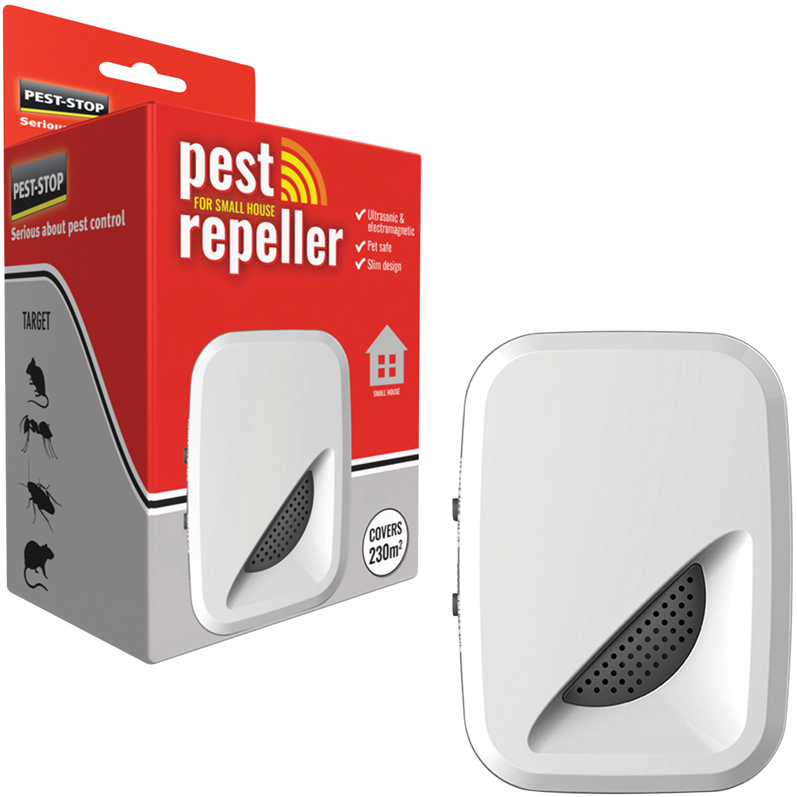 Pest-Stop PSIR-SH Pest-Repeller for Small House | Rapid Electronics