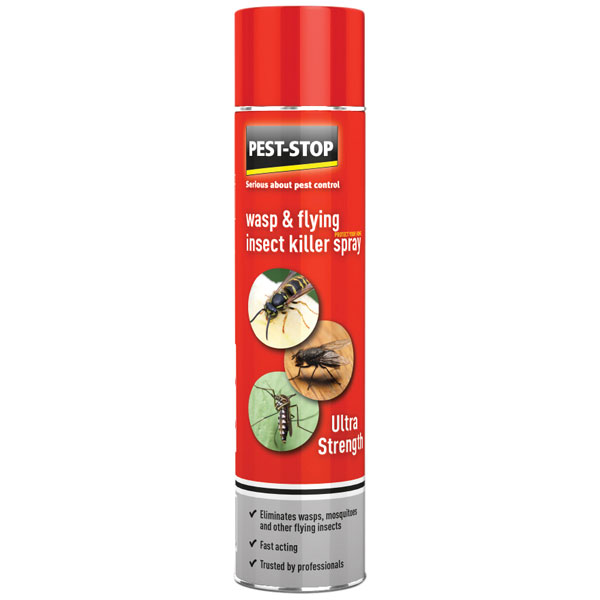 Pest-Stop PSWFIK Wasp & Flying Insect Killer Spray 300ml