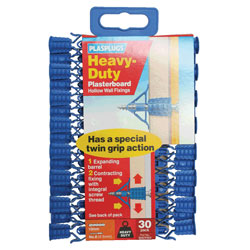 Plasplugs SHCF553CC HCF 553 Heavy-Duty Plasterboard Fixings Pack of 30