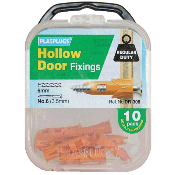  DR308 DR 308 Hollow Door Fixings (10)