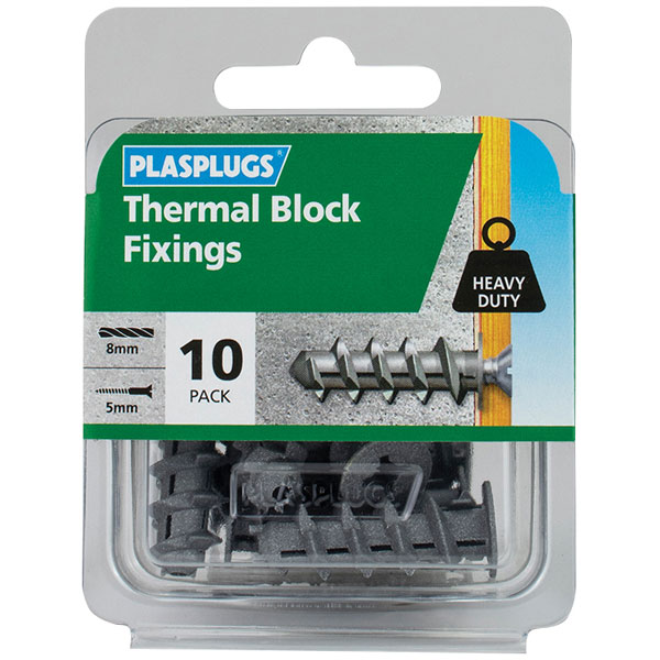 Plasplugs SUTB010 Thermal Block Fixings (10)
