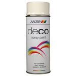 PlastiKote 01600 Deco Spray Paint High Gloss RAL 9010 White 400ml