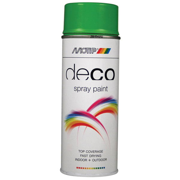  01607 Deco Spray Paint High Gloss RAL 6018 Yellow Green 400ml