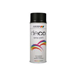 PlastiKote 01601 Deco Spray Paint Matt RAL 9005 Deep Black 400ml