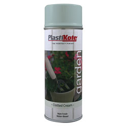 PlastiKote 440.0027204.076 Garden Colours Spray Paint Clotted Cream 400ml