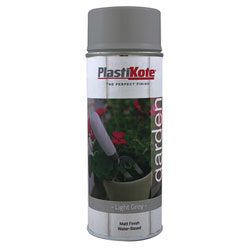 PlastiKote 440.0027209.076 Garden Colours Spray Paint Light Grey 400ml