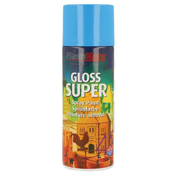 PlastiKote 440.0011136.076 Gloss Super Spray Light Blue 400ml