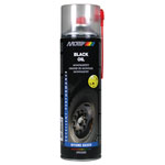 PlastiKote 090300 Pro Black Oil Spray 500ml