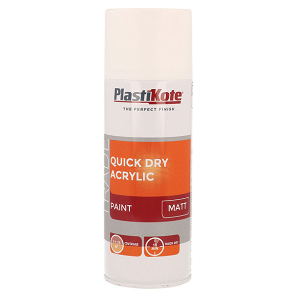 PlastiKote 440.0071010.076 Trade Quick Dry Acrylic Spray Paint Mat...